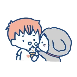 😊-  @ikmut: Naked Love--Pet Girlfriend., Telegram Sticker