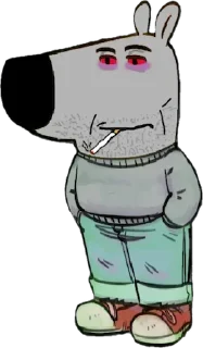 😔-Чиловый парень @TgSticker, Telegram Sticker