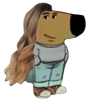 👧-Чиловый парень @TgSticker, Telegram Sticker