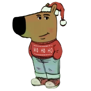 🎅-Чиловый парень @TgSticker, Telegram Sticker