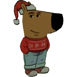 🎅-Чиловый парень @TgSticker, Telegram Sticker