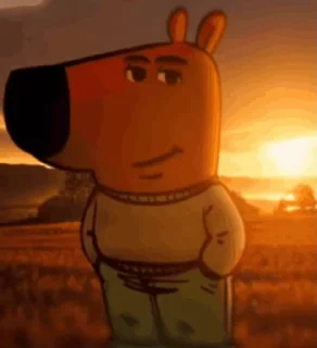 🌅-Чиловый парень @TgSticker, Telegram Sticker