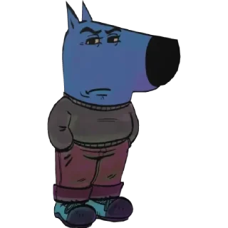 🙁-Чиловый парень @TgSticker, Telegram Sticker