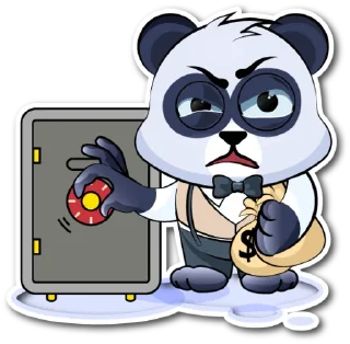 🙁-Панда Мэй Хуань, Telegram Sticker