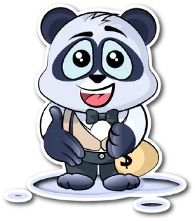 😃-Панда Мэй Хуань, Telegram Sticker