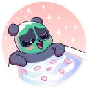 🛁-Panda Chan, Telegram Sticker