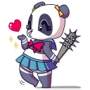 😘-Panda Chan, Telegram Sticker