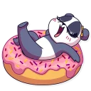 🍩-Panda Chan, Telegram Sticker