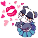 💋-Panda Chan, Telegram Sticker