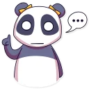 💬-Panda Chan, Telegram Sticker