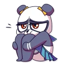 😔-Panda Chan, Telegram Sticker