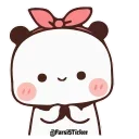 ☺️-panda cute @sowrti, Telegram Sticker