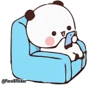 😃-panda cute @sowrti, Telegram Sticker