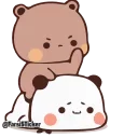 🤬-panda cute @sowrti, Telegram Sticker