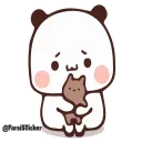 🙁-panda cute @sowrti, Telegram Sticker