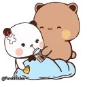 🥛-panda cute @sowrti, Telegram Sticker