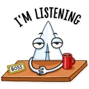 😐-Paper Airplane, Telegram Sticker