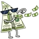 😎-Paper Airplane, Telegram Sticker