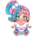 😊-Pink Power, Telegram Sticker