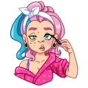 👁-Pink Power, Telegram Sticker