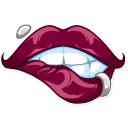 👄-Pink Power, Telegram Sticker