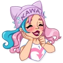 ☺️-Pink Power, Telegram Sticker