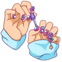 💅-Pink Power, Telegram Sticker