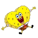 ❤️-SquarePants, Telegram Sticker