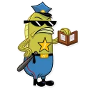 👮-SquarePants, Telegram Sticker