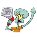 💪-SquarePants, Telegram Sticker
