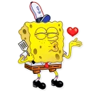😘-SquarePants, Telegram Sticker