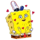 😍-SquarePants, Telegram Sticker