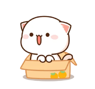 😻-New Year @PeachLovesGoma, Telegram Sticker