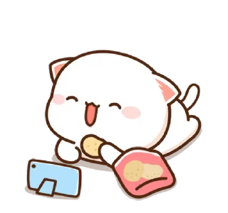 😊-New Year @PeachLovesGoma, Telegram Sticker