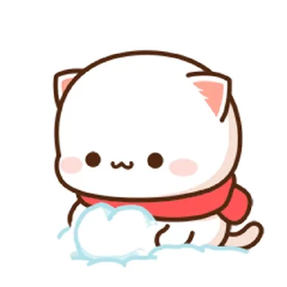 ❄️-New Year @PeachLovesGoma, Telegram Sticker