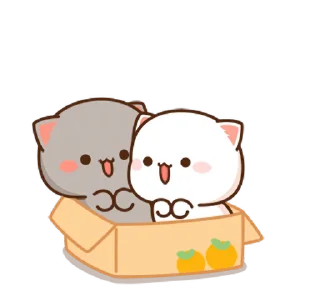 🥰-New Year @PeachLovesGoma, Telegram Sticker