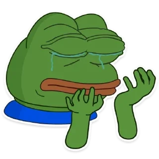 😥-Pepe :: @fStikBot, Telegram Sticker