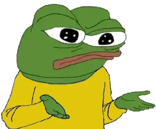 🤷‍♂-Pepe :: @fStikBot, Telegram Sticker