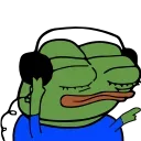 🎧-Peepo pepe @peepopepe, Telegram Sticker