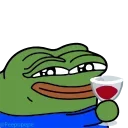 😏-Peepo pepe @peepopepe, Telegram Sticker