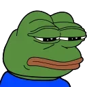 😢-Peepo pepe @peepopepe, Telegram Sticker