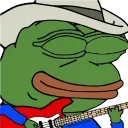 🎸-Peepo pepe @peepopepe, Telegram Sticker