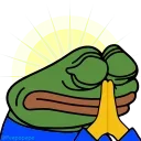 🙏-Peepo pepe @peepopepe, Telegram Sticker