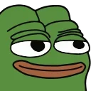 😏-Peepo pepe @peepopepe, Telegram Sticker
