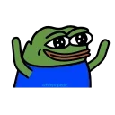 🥳-Peepo pepe @peepopepe, Telegram Sticker