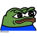 👍-Peepo pepe @peepopepe, Telegram Sticker