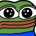 👀-Peepo pepe @peepopepe, Telegram Sticker