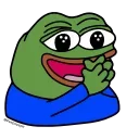 👏-Peepo pepe @peepopepe, Telegram Sticker