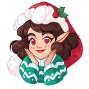 😍-Penelope the Elf, Telegram Sticker
