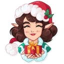 🎁-Penelope the Elf, Telegram Sticker
